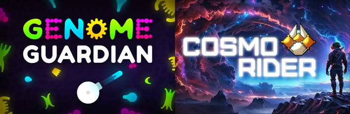🧬 Genome Guardian × Cosmo Rider ✨: Bullet Hell Roguelike Survival