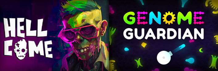 Roguelike Bullet Hell Shooters: 🧟‍♂️ Hellcome × Genome Guardian 🧬