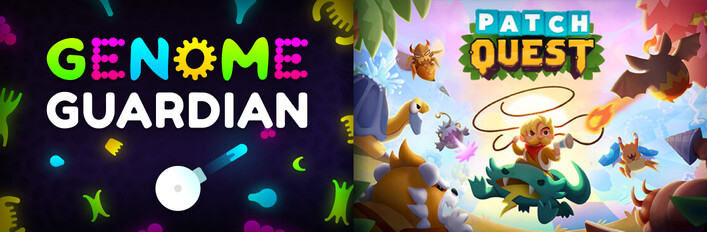 Monster & Microbe Roguelikes: 🧬 Genome Guardian × Patch Quest 🍍