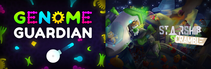 🧬 Genome Guardian × Starship Scramble 🚀: Roguelite Shooters