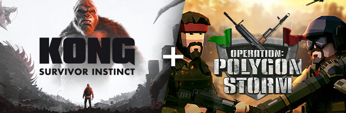 Kong: Survivor Instinct + Operation Polygon: Storm