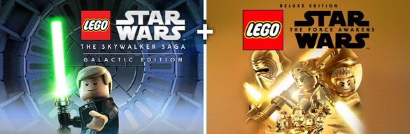 LEGO Star Wars: The Skywalker Saga Galactic Edition + LEGO Star Wars: The Force Awakens Deluxe Edition Bundle