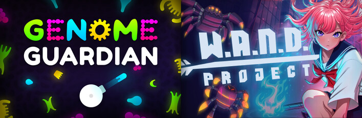  🧬 Genome Guardian × W.A.N.D. Project ✨: Weapon-combining Roguelikes