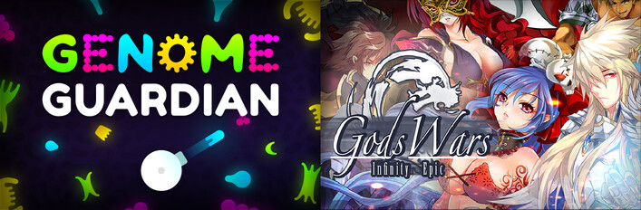 🧬 Genome Guardian × Gods Wars 💀: Survival Roguelikes