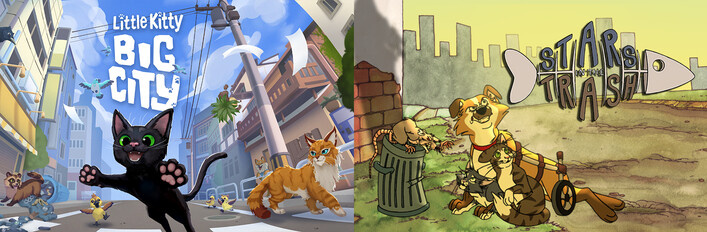 Little Kitty, Big City + Stars In The Trash