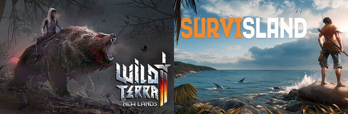 ⚒️ Wild Terra 2 × Survisland 🐻: Hardcore sandbox survivals
