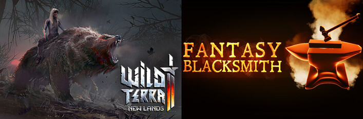 🗡️ Wild Terra 2 × Fantasy Blacksmith 🔨: Medieval simulators about sword crafting