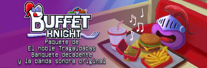 Paquete de «El noble Tragaldabas: Banquete decadente» y la banda sonora original