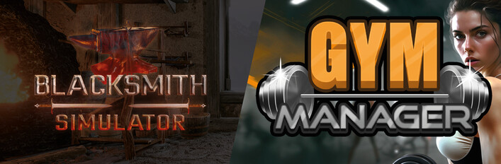 Gym Manager and Blacksmith Simulator