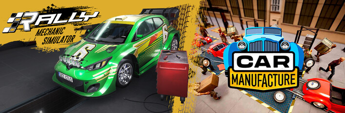 Rally Mechanic Simulator & Car Manufacture