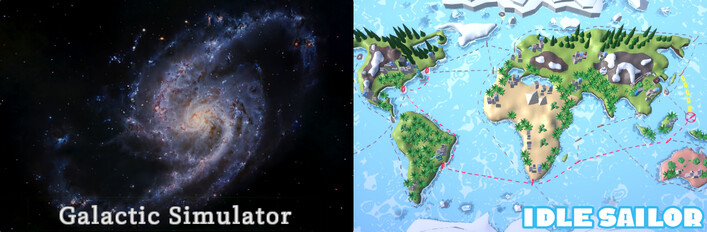 Galactic Simulator & Idle Sailor