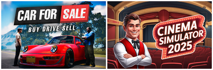 Car for Sale with Cinema Simulator