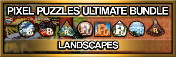 Pixel Puzzles Ultimate Jigsaw Bundle: Landscapes