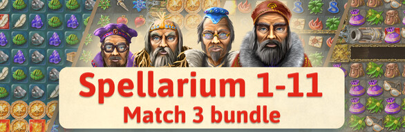 Spellarium all 11 Games Match 3 bundle