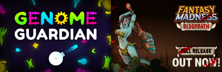 🧬 Genome Guardian × Fantasy Madness: Bloodbath 🍗: Survival Roguelikes