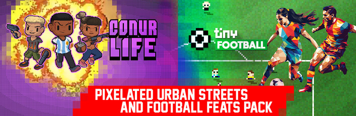 Pixelated Urban Streets & Football Feats