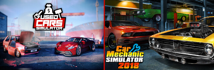 Used Cars Simulator and Car Mechanic Simulator 2018
