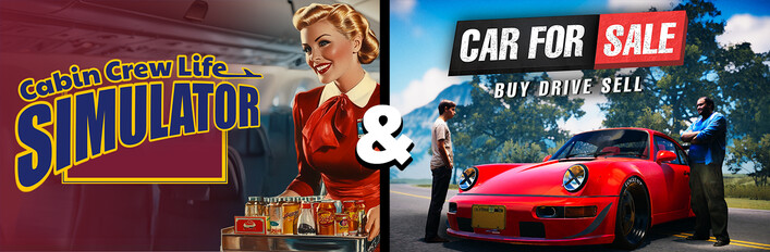 Car For Sale and Cabin Crew Life Simulator
