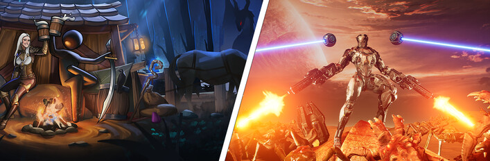 Greedland & Stickman Strikes: Conquer Fantasy World