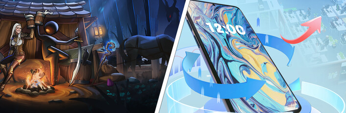 Mad Smartphone Tycoon & Stickman Strikes: Conquer Fantasy World