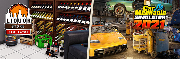 Liquor Store and Car Mechanic Simulator 2021