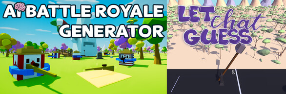 Interactive Streamer Game Bundle (AI Battle Royale Generator + Let Chat Guess)