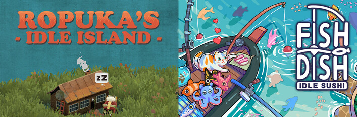 Ropuka's Idle Island + Fish to Dish: Idle Sushi