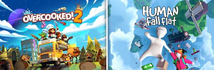 Overcooked! 2 x Human Fall Flat