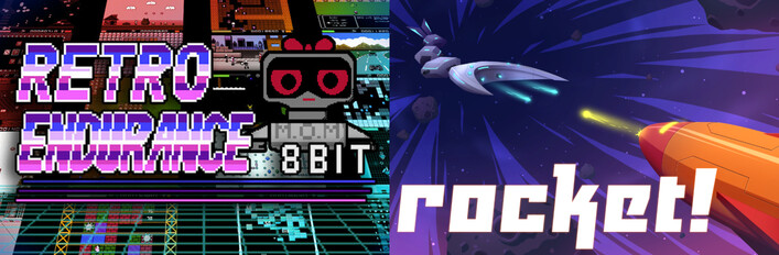 Retro Inspired: 🤖 Retro Endurance 8bit × Rocket! 🚀