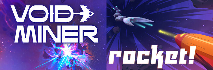 Asteroids Roguelites: 🪐 Void Miner × Rocket!