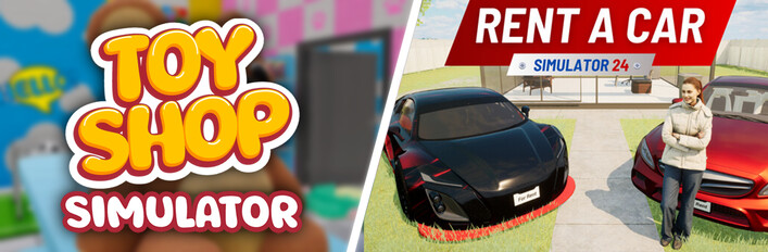 Toy Shop Simulator & Rent A Car Simulator 24