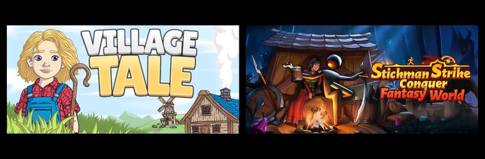 Village Tale & Stickman Strikes: Conquer Fantasy World