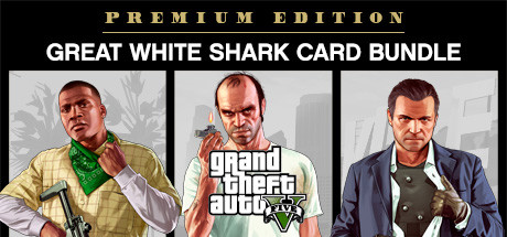 Grand Theft Auto V: Premium Edition & Great White Shark Card Bundle banner image