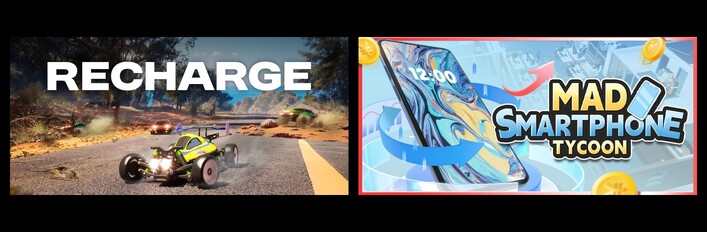 Recharge & Mad Smartphone Tycoon