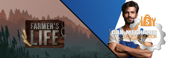 Car Mechanic Shop and Farmer