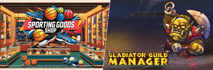 Sporting Goods Shop - Gladiator Guild Manager