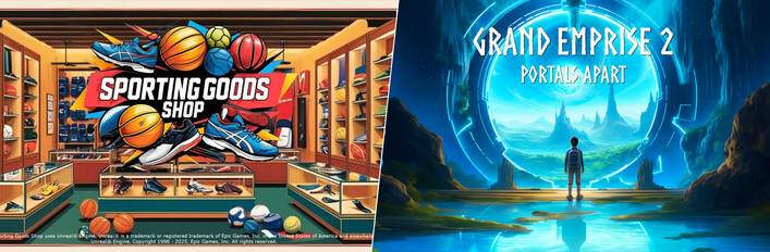 Sporting Goods Shop - Grand Emprise 2 Portals Apart