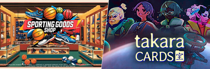 Sporting Goods Shop - Takara Cards