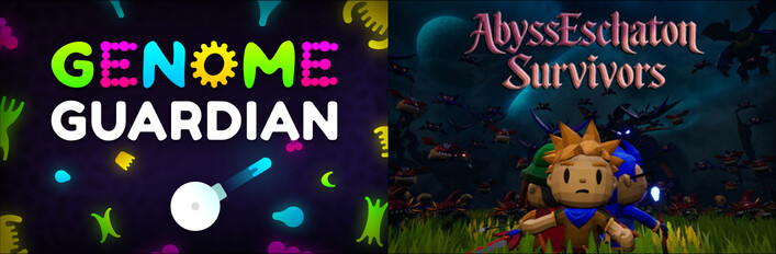 🧬 Genome Guardian × Abyss Eschaton Survivors 🐉: Roguelike Survival