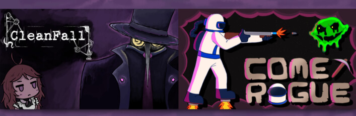 CleanFall + Comet Rogue - mining roguelikes