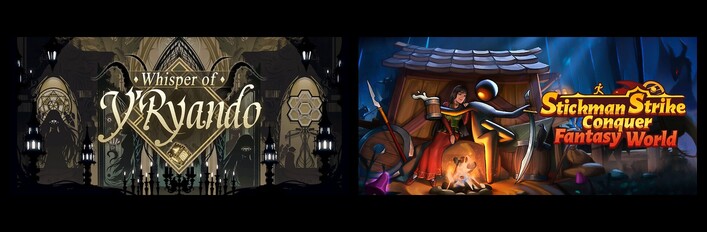 Whisper of Y'Ryando & Stickman Strikes: Conquer Fantasy World