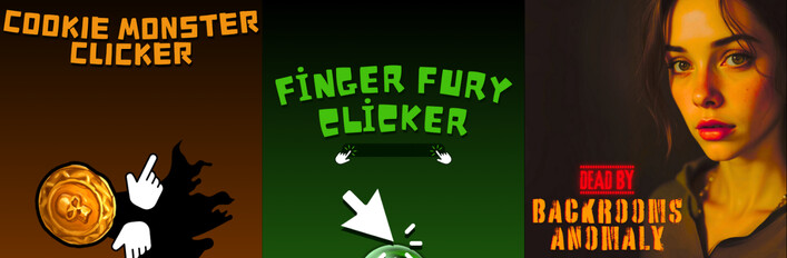 Dead by Backrooms Anomaly + Cookie Monster Clicker + Finger Fury Clicker