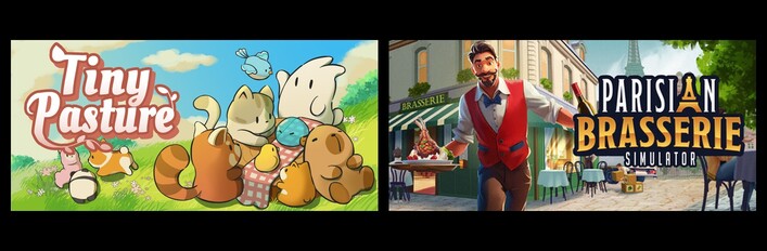 Parisian Brasserie Simulator and Tiny Pasture