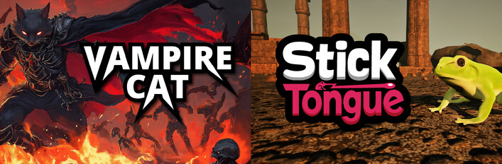 Vampire Cat X Stick Tongue