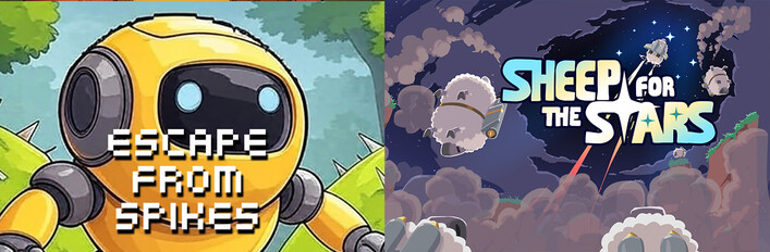 Escape from Spikes + Sheep for the Stars