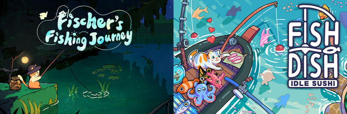 Fischer's Fishing Journey + Fish to Dish: Idle Sushi