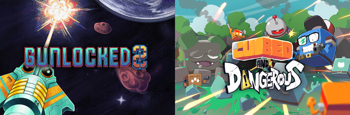 Gunlocked 2 + Cubed and Dangerous, Action Roguelikes