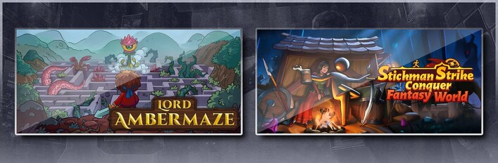 Lord Ambermaze & Stickman Strikes: Conquer Fantasy World