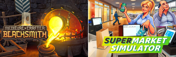 Medieval Crafter: Blacksmith & Supermarket Simulator