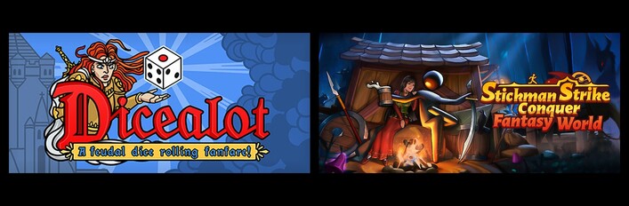 Dicealot & Stickman Strikes: Conquer Fantasy World